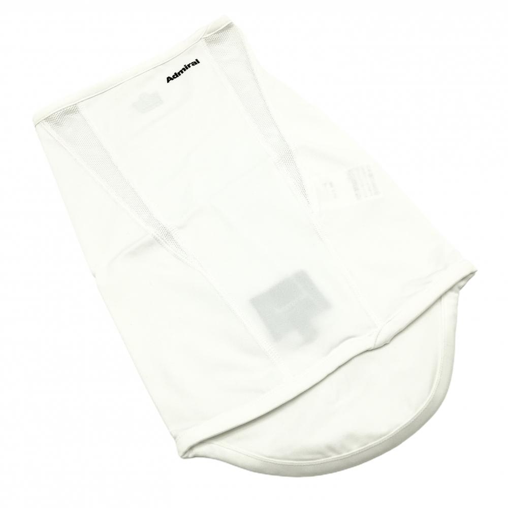 【新品】アドミラル ネックカバー 白 吸水速乾 UVカット 消臭 ストレッチ 通気性 Neck Gaiter S   ゴルフウェア Admiral