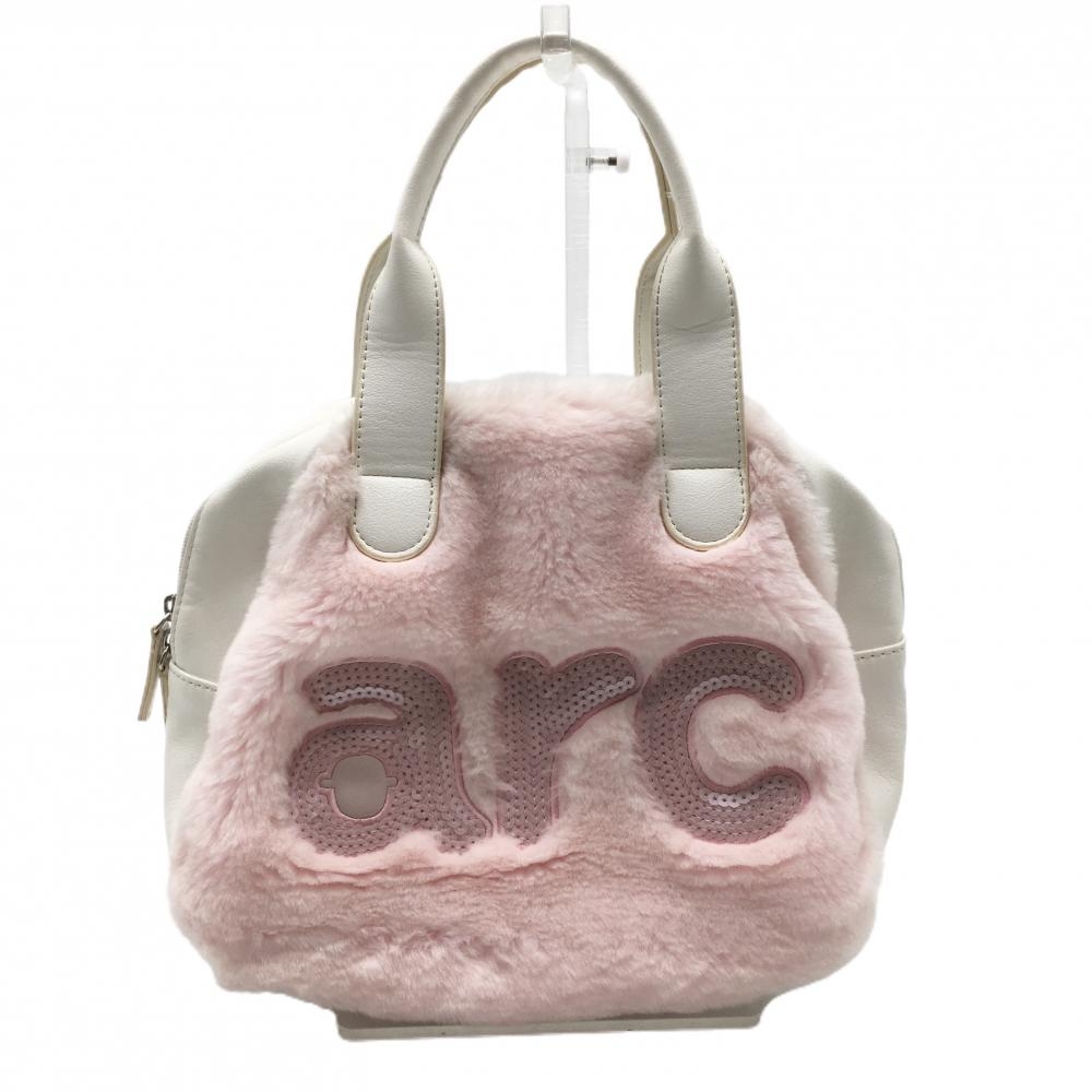アルチビオ カートバッグ 白×ピンク ファーゴルフ archivio