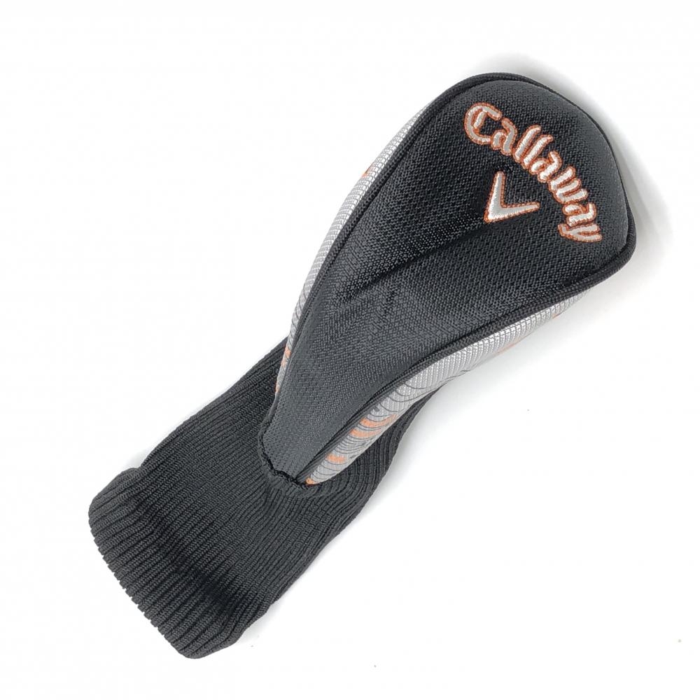 【超美品】キャロウェイ ヘッドカバー 黒×オレンジ UT XJHOT ユーティリティー用ゴルフ Callaway