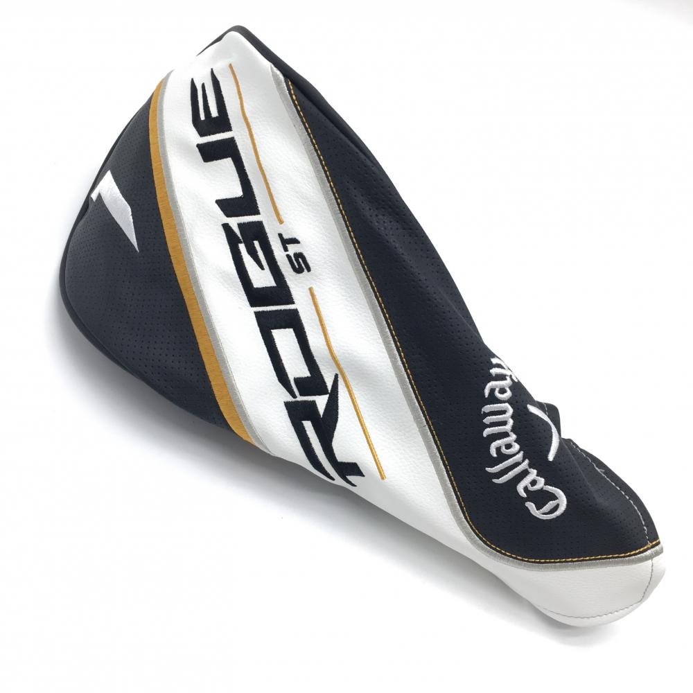 【超美品】キャロウェイ ヘッドカバー(DR) 白×黒 ドライバー用 ROGUEゴルフ Callaway