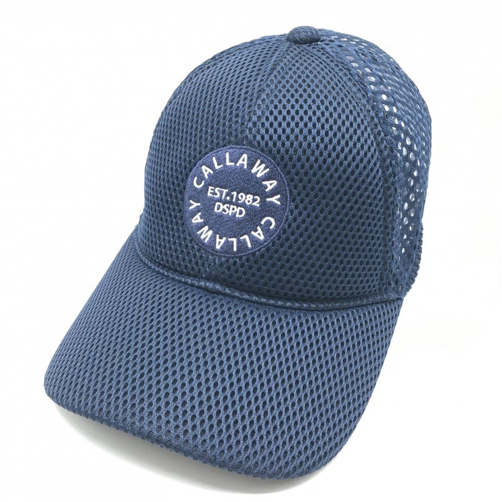 【超美品】キャロウェイ キャップ ネイビー メッシュ生地  FR   ゴルフウェア 2024年モデル Callaway