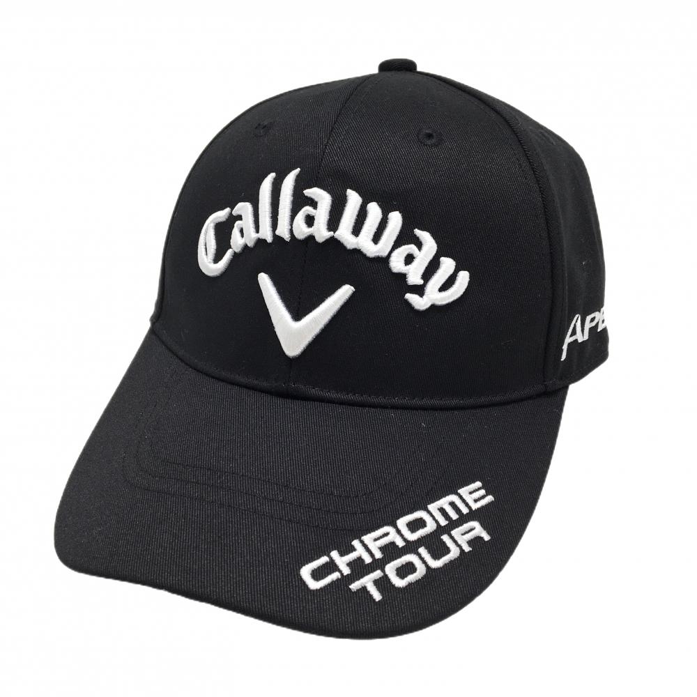 【新品】キャロウェイ キャップ 黒×白 立体ロゴ FR   ゴルフウェア 2026年モデル Callaway