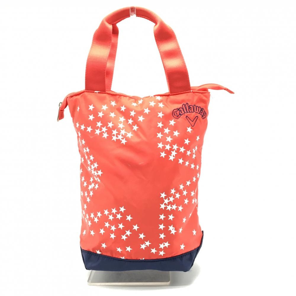 キャロウェイ シューズケース レッド×白 前面星柄 ゴルフ Callaway