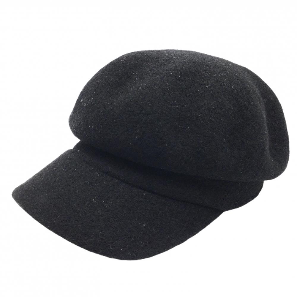 【美品】キャロウェイ レッドレーベル キャスケット 黒 ウール混 FR   ゴルフウェア Callaway