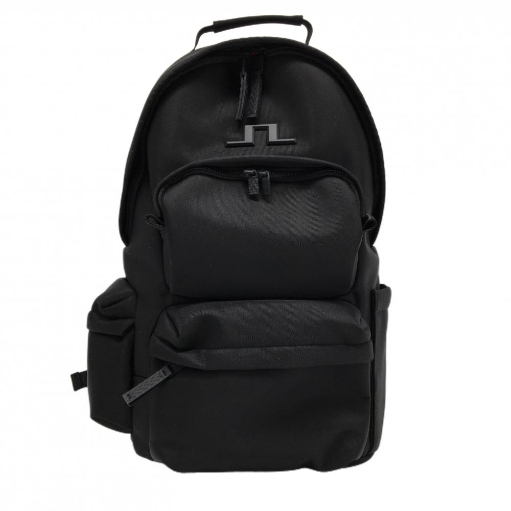 【超美品】ジェイリンドバーグ リュック 黒 Cooper Daypack 内側オレンジ バックパック 複数ポケット ゴルフ 2026年モデル J．LINDEBERG