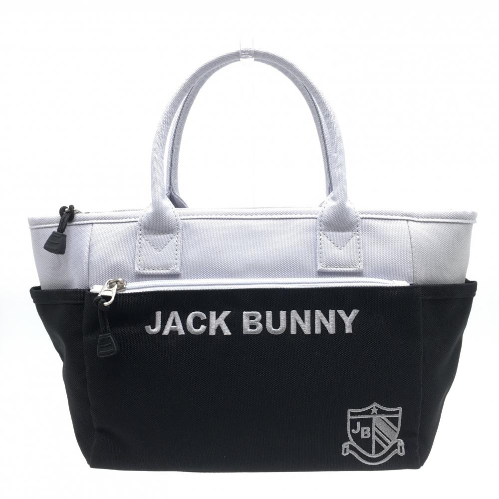 【未使用品】ジャックバニー カートバッグ 黒×グレー バイカラーゴルフ Jack Bunny
