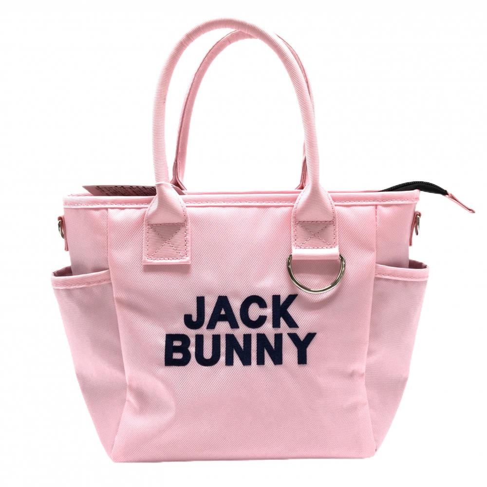 【新品】ジャックバニー カートバッグ ライトピンク×ネイビー ロゴ刺しゅう サイドポケット FR ゴルフ 2026年モデル Jack Bunny