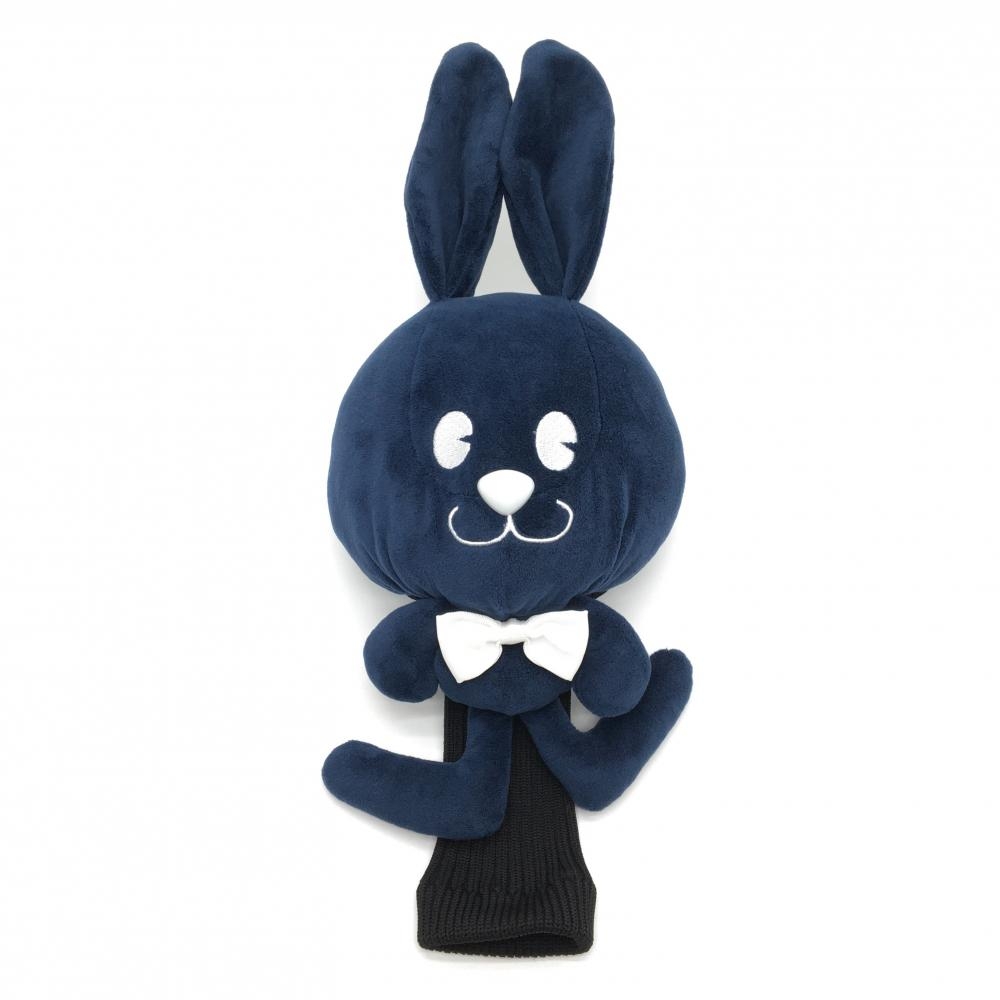 【超美品】ジャックバニー ヘッドカバー(DR) ネイビー×白 ウサギ ドライバー ぬいぐるみゴルフ Jack Bunny