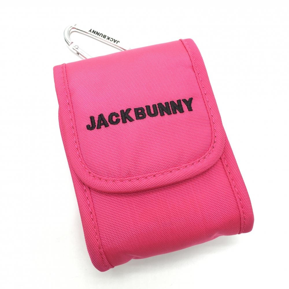 【超美品】ジャックバニー スコープケース ピンク×黒 ポーチ ゴルフ Jack Bunny