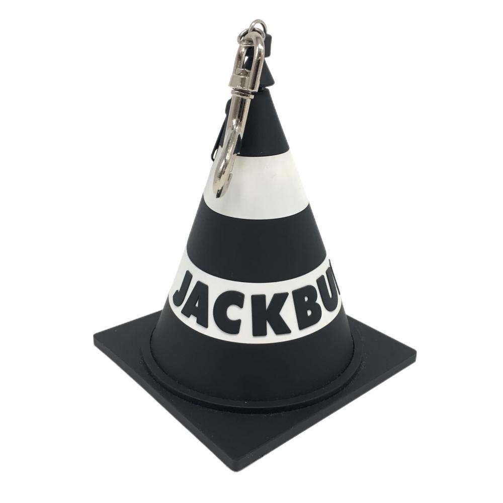 ジャックバニー ポーチ 黒×白 コーン形 小物入れ  ゴルフ Jack Bunny