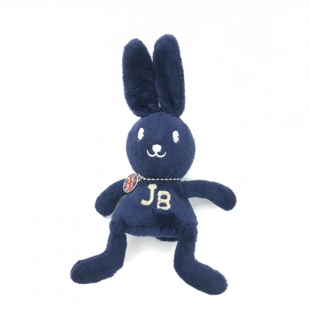 【美品】ジャックバニー ボールケース ネイビー×白 ラビット ぬいぐるみゴルフ Jack Bunny 画像