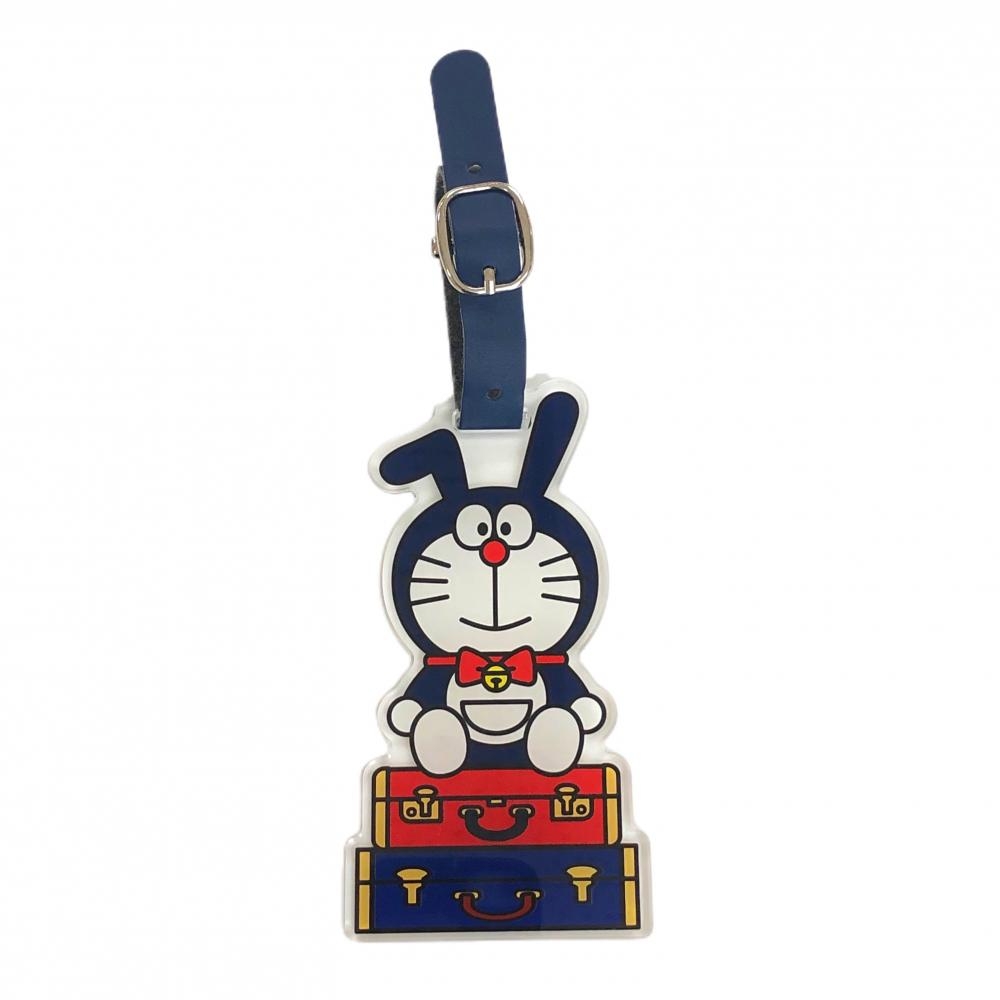 【美品】ジャックバニー×ドラえもん ネームプレート ネイビー×白 うさ耳ドラえもん ゴルフ Jack Bunny