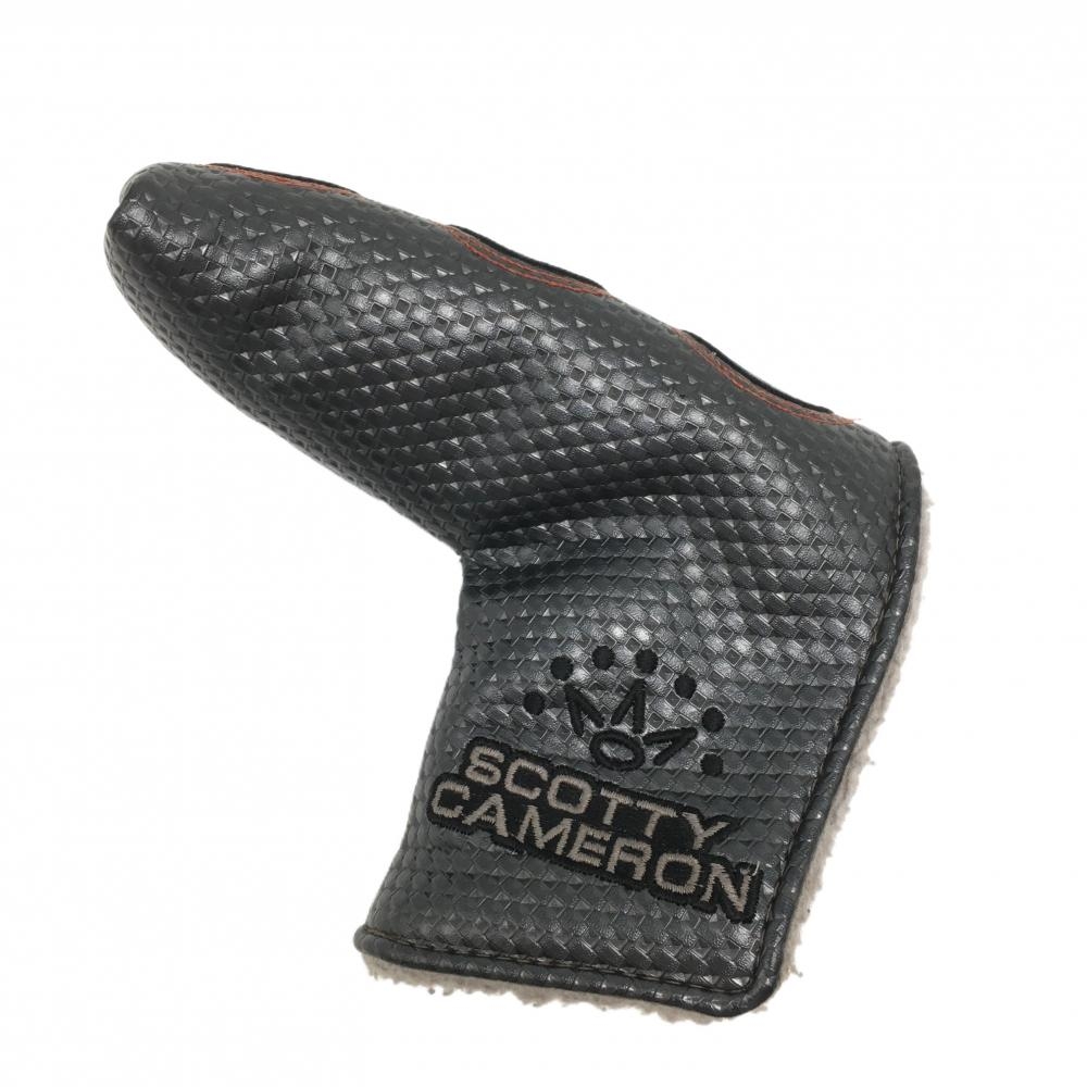 スコッティキャメロン パターカバー グレー×黒 ピン型 ゴルフ Scotty Cameron