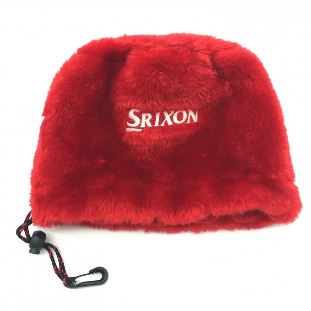 【超美品】スリクソン アイアンカバー レッド ボア ロゴ刺しゅうゴルフ SRIXON 画像