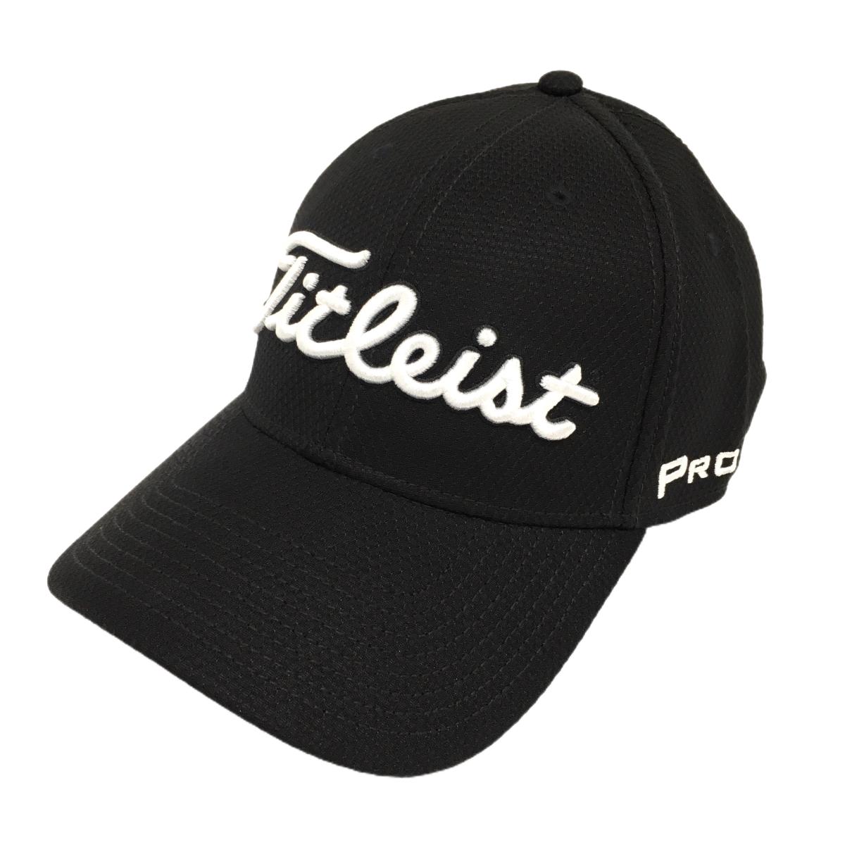 【新品】タイトリスト キャップ 黒 PRO V1 フットジョイ 内側ゴム S/M   ゴルフウェア TITLEIST