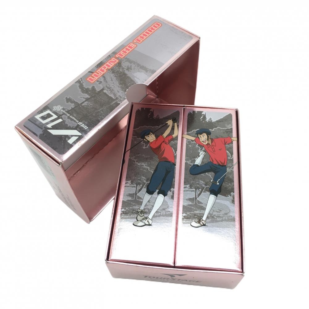 【新品】ツアーステージ×ルパン三世 ゴルフボール 白 2スリーブ 6球 V10  ゴルフ TOURSTAGE