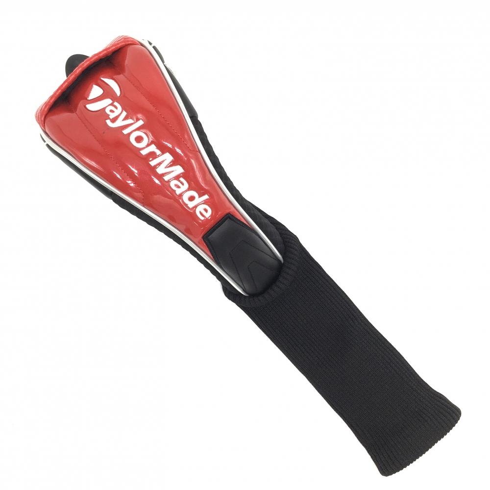 【美品】テーラーメイド ヘッドカバー(FW) レッド×黒 オーステック ゴルフ TaylorMade