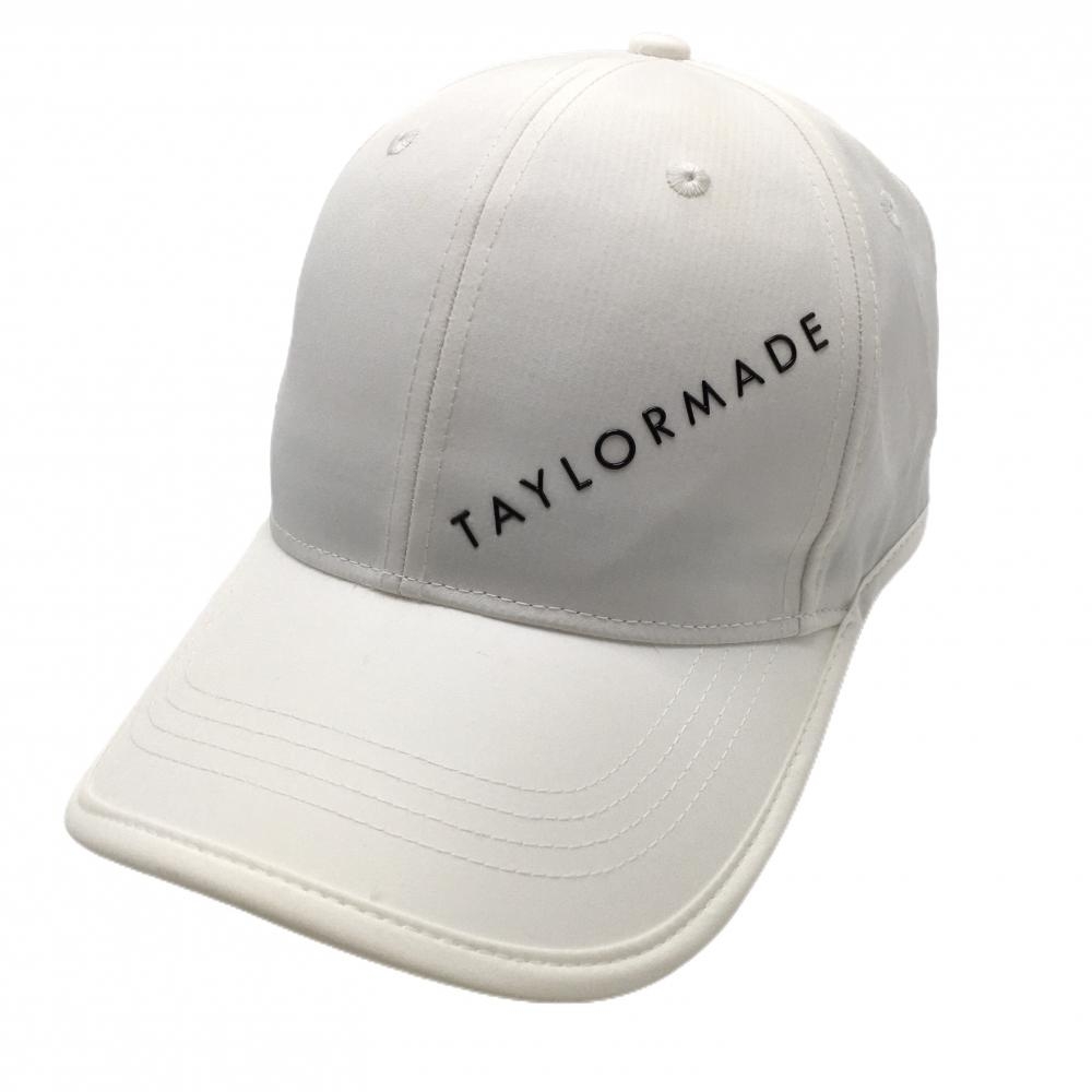 テーラーメイド キャップ 白 立体ロゴ フリー(55-57cm)   ゴルフウェア TaylorMade