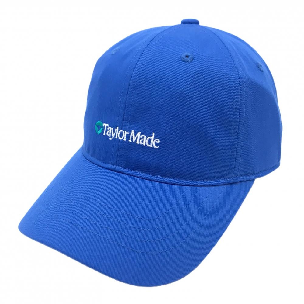 【超美品】テーラーメイド キャップ ブルー×白 ロゴ刺しゅう    ゴルフウェア サンプル品 TaylorMade
