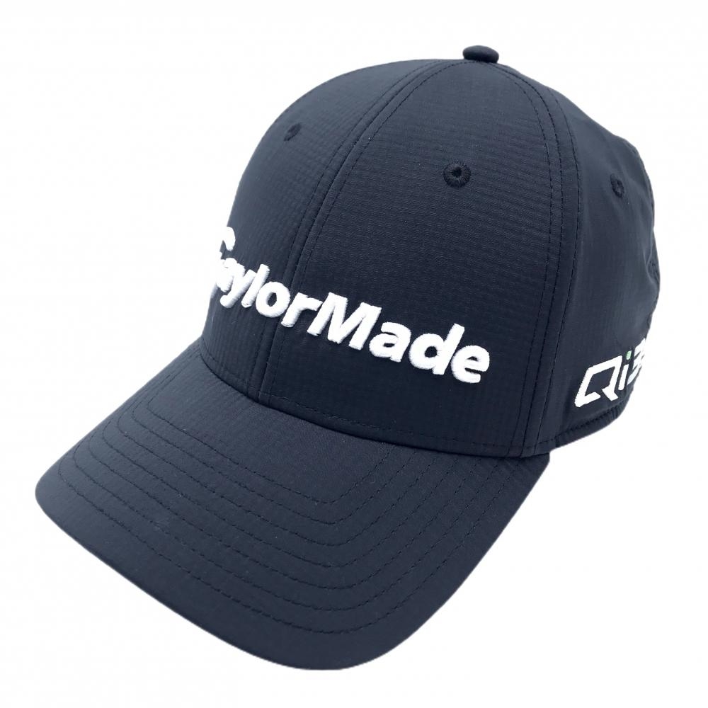 【超美品】テーラーメイド キャップ 黒×白 立体ロゴ刺しゅう  フリー(57-59㎝)   ゴルフウェア TaylorMade