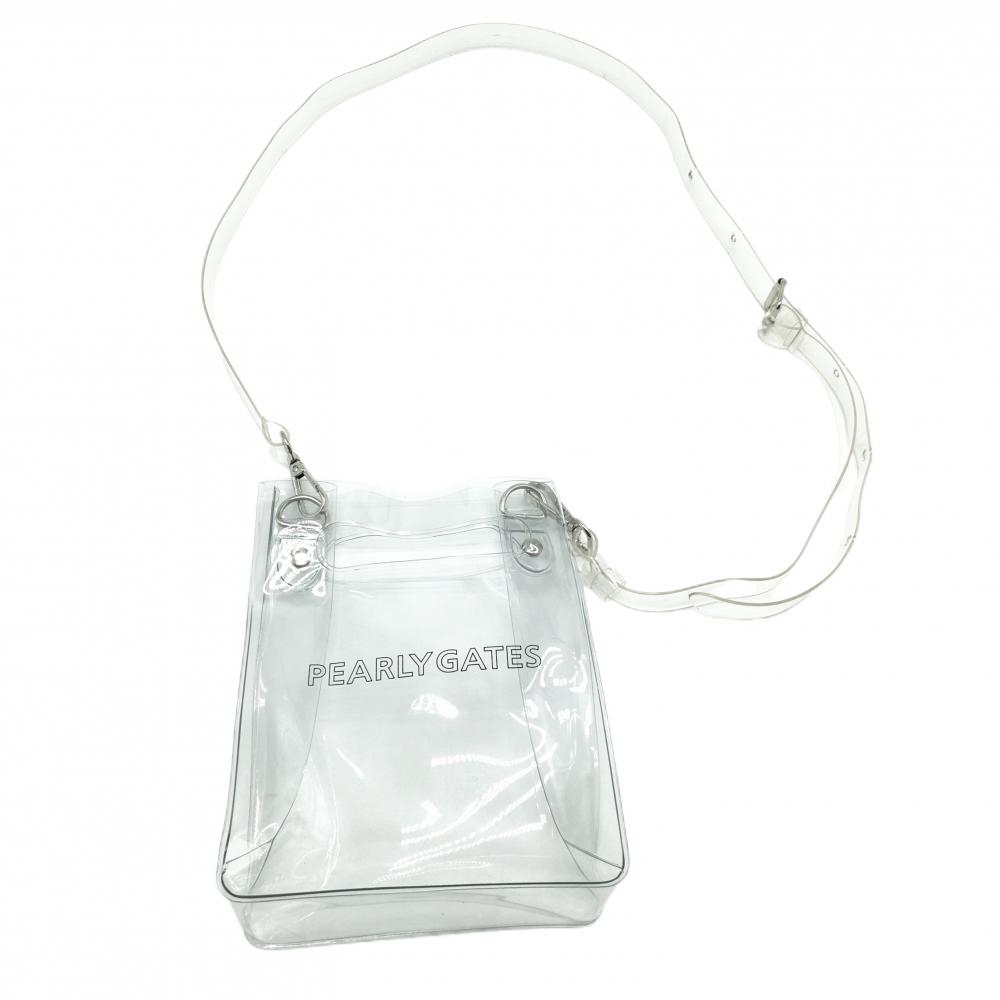 【未使用品】パーリーゲイツ カートバッグ クリア ショルダーストラップ付 非売品 ノベルティ ゴルフ PEARLY GATES