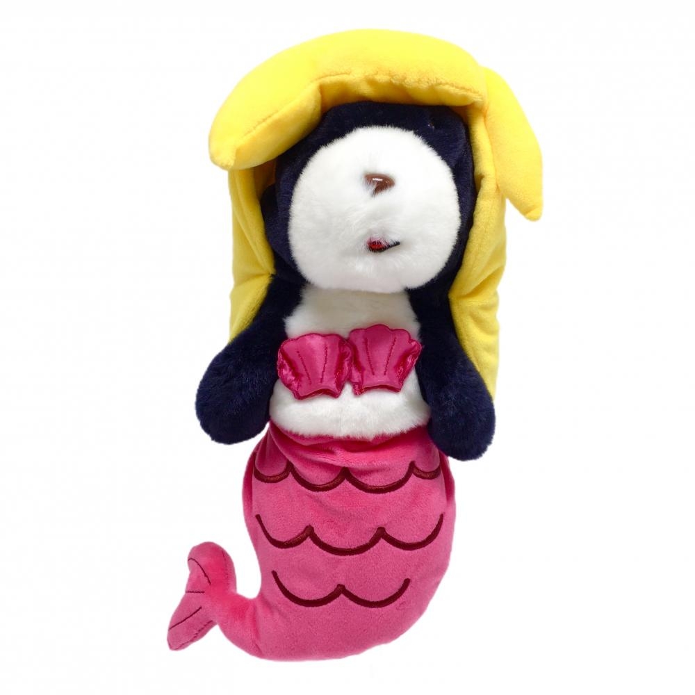 【超美品】パーリーゲイツ ヘッドカバー(DR) ピンク×イエロー ぬいぐるみ マーメイドうさぎ ドライバー ゴルフ PEARLY GATES