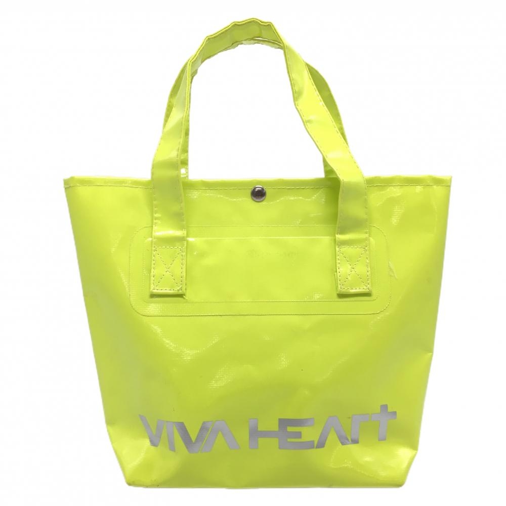 ビバハート カートバッグ イエローグリーン ロゴシルバー ゴルフ VIVA HEART