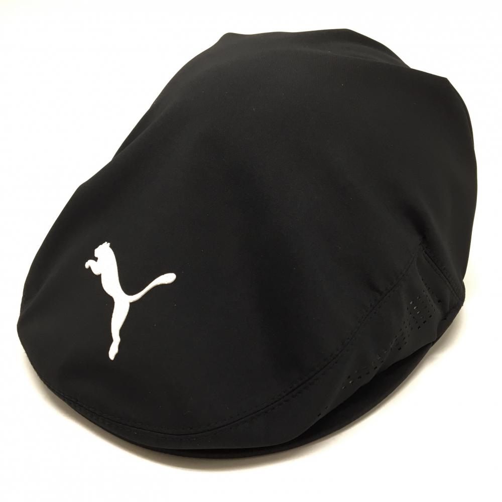プーマ ハンチング帽 黒 ロゴプリント  US-L   ゴルフウェア PUMA