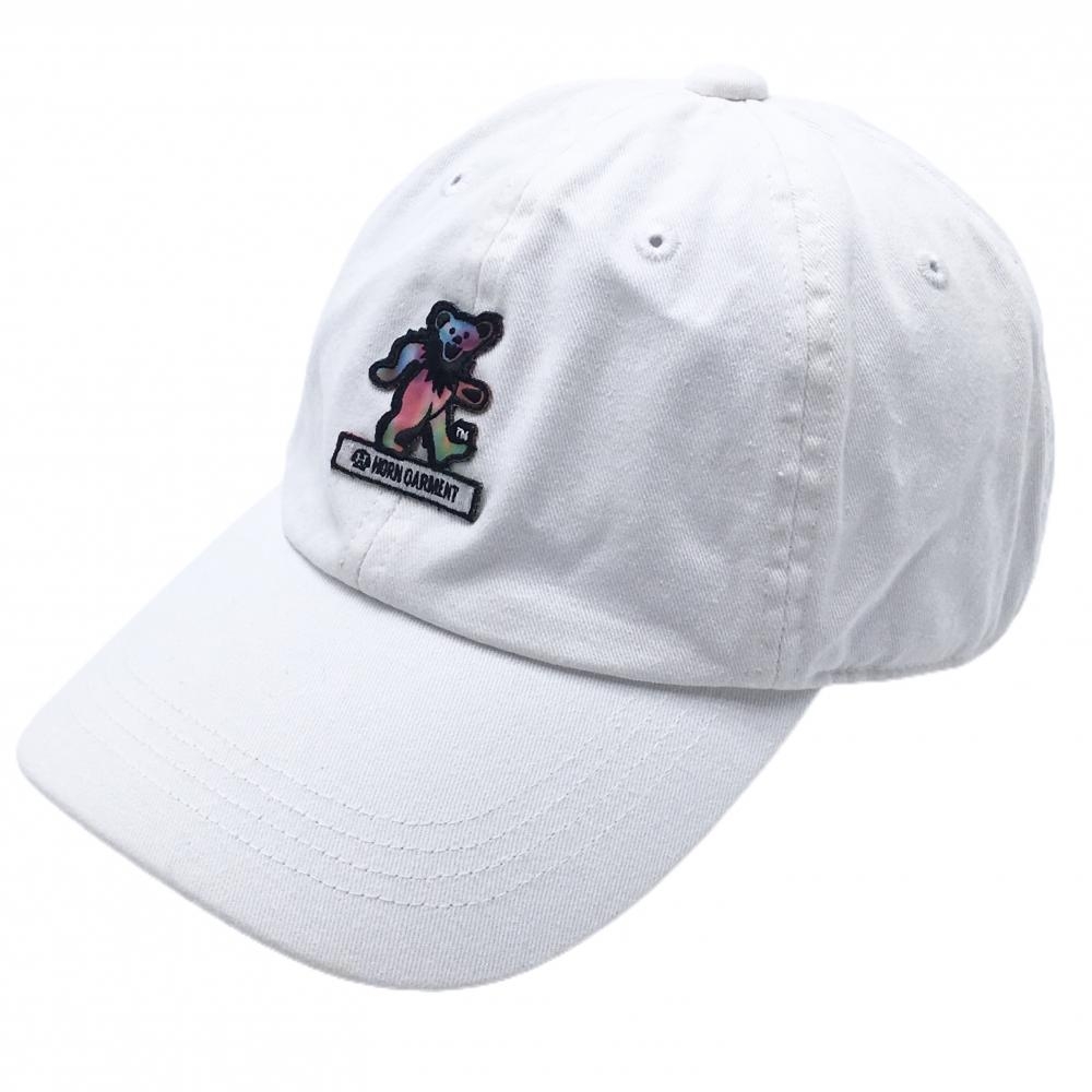 ホーンガーメント キャップ 白 ワッペン FREE   ゴルフウェア MARK＆LONA