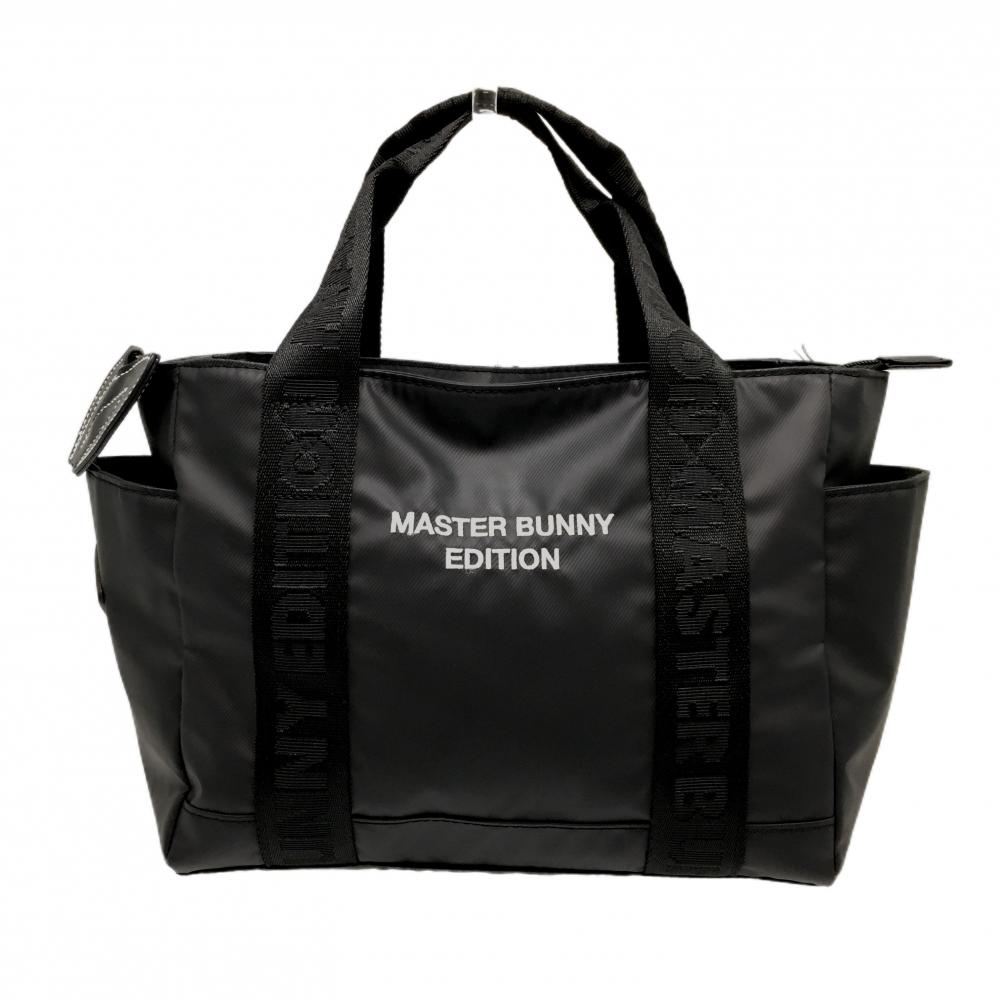 【超美品】マスターバニー カートバッグ 黒 内外ポケット ファスナーチャーム付 ゴルフ 2025年モデル MASTER BUNNY EDITION