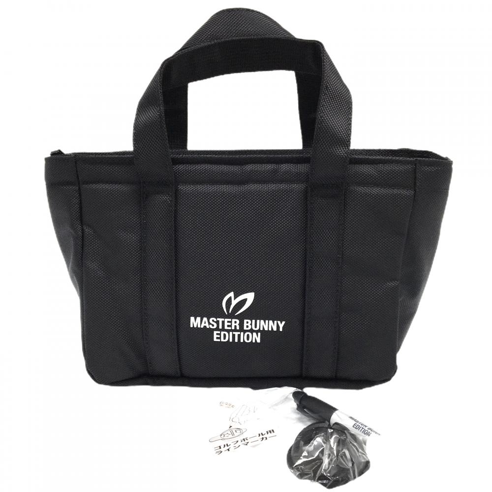 【新品】マスターバニー 保冷カートバッグ 黒 フロントロゴ ゴルフボール用ラインマーカー付 ゴルフ 2024年モデル MASTER BUNNY EDITION