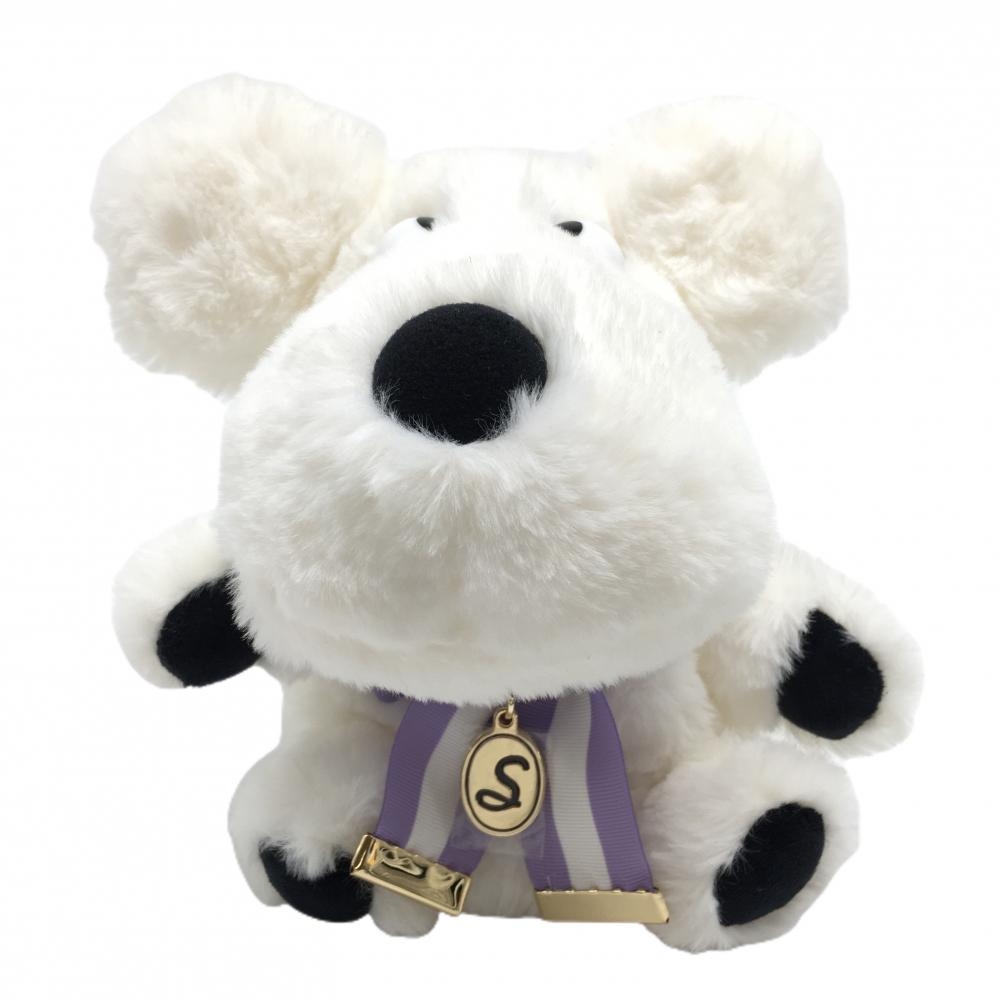 【新品】MUスポーツ ヘッドカバー(UT) 白 犬 ぬいぐるみ ユーティリティ ゴルフ M・U SPORTS