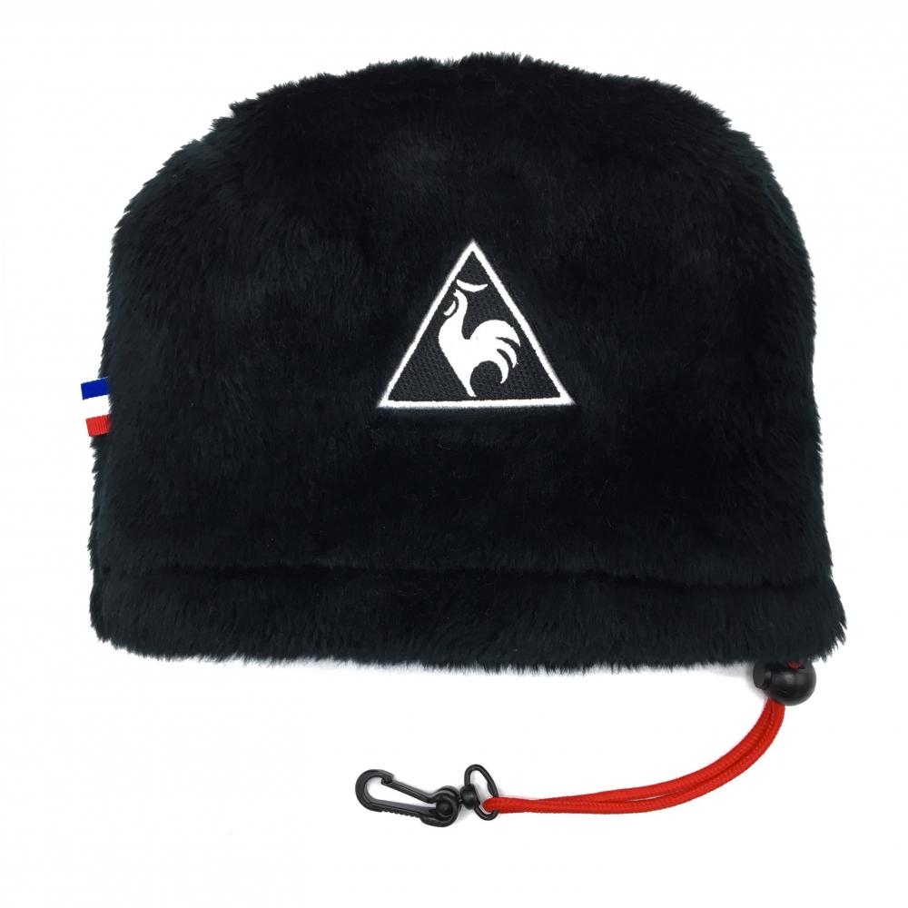 【超美品】ルコック アイアンカバー 黒×白 ボア ヘッドカバー ゴルフ le coq sportif