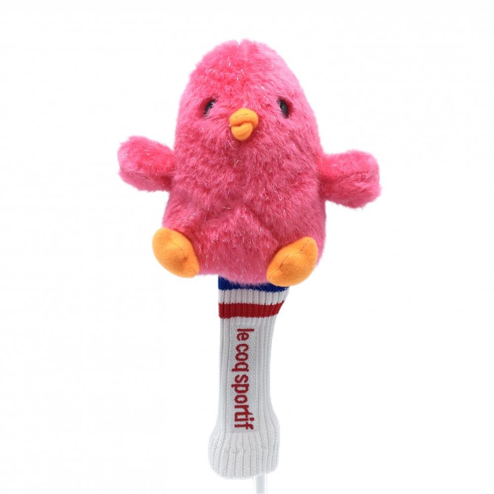 【超美品】ルコック ヘッドカバー(UT) ピンク ぬいぐるみ ひよこ ゴルフ le coq sportif