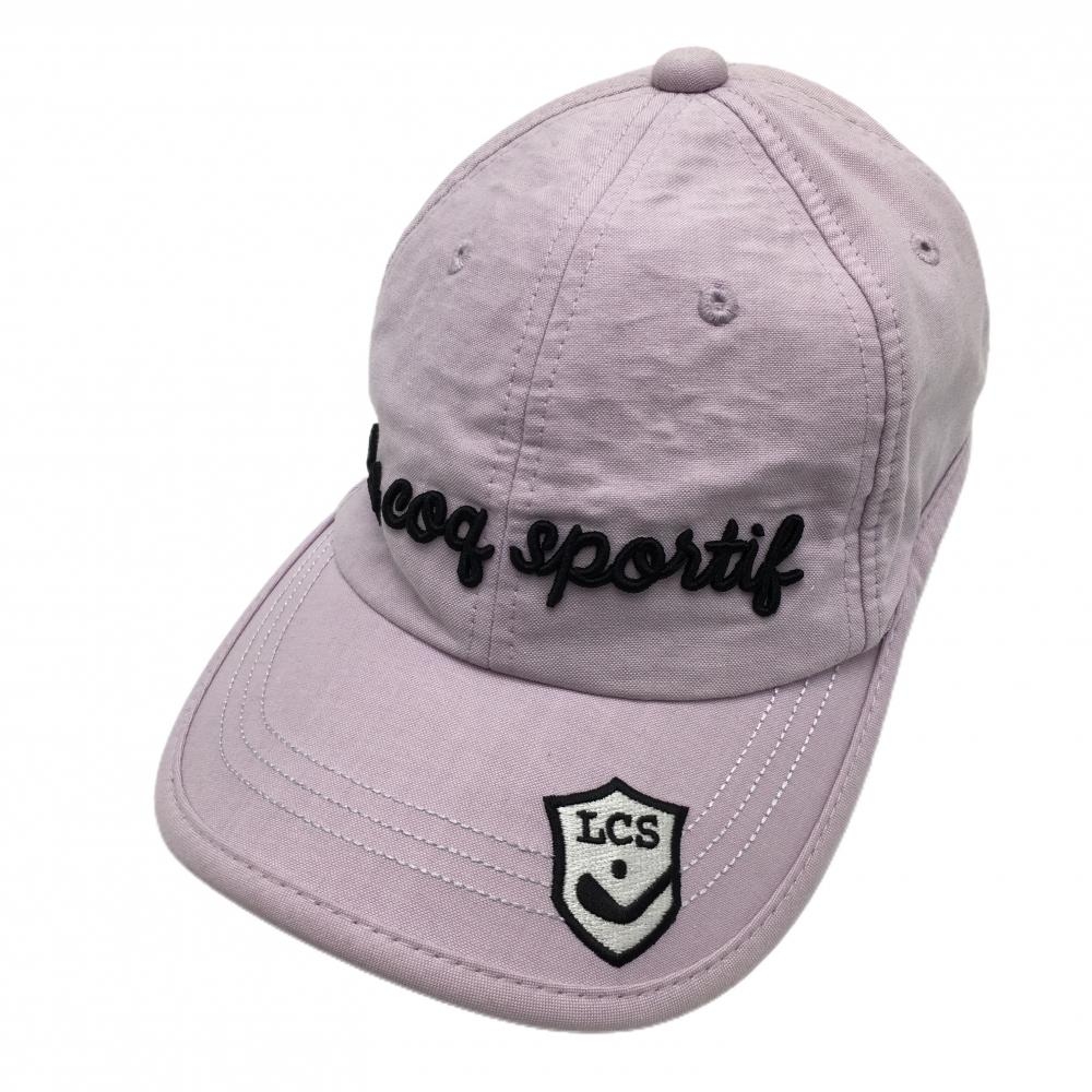 ルコック キャップ ライトパープル 立体ロゴ刺しゅう  F ゴルフウェア le coq sportif