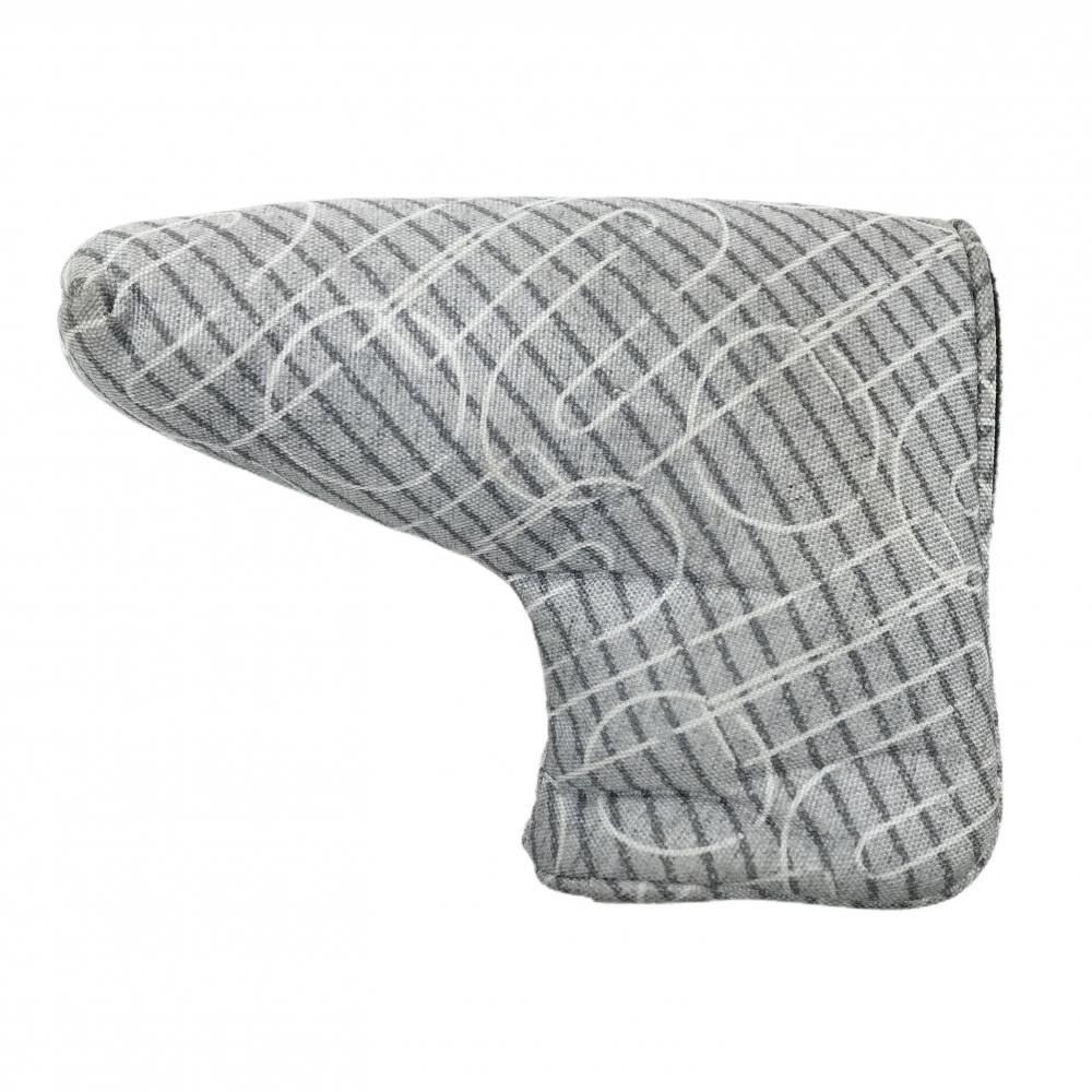 ロサーセン パターカバー グレー×白 ピン型 総柄 ゴルフ Rosasen