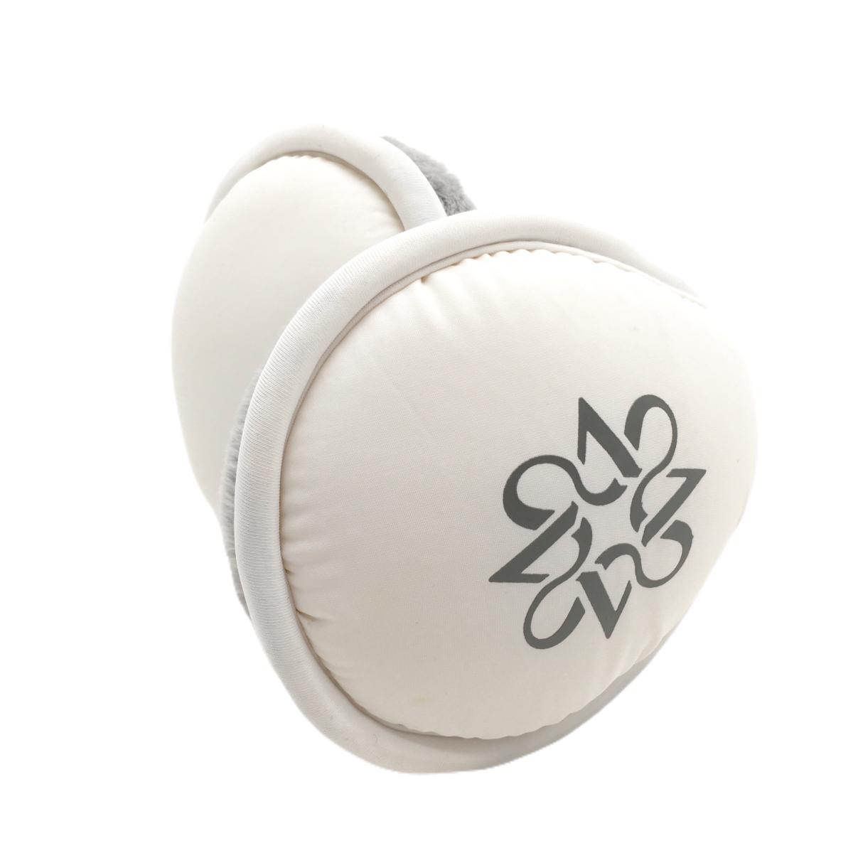 【美品】セントアンドリュース イヤーマフ 白×グレー 内側起毛ゴルフ St ANDREWS