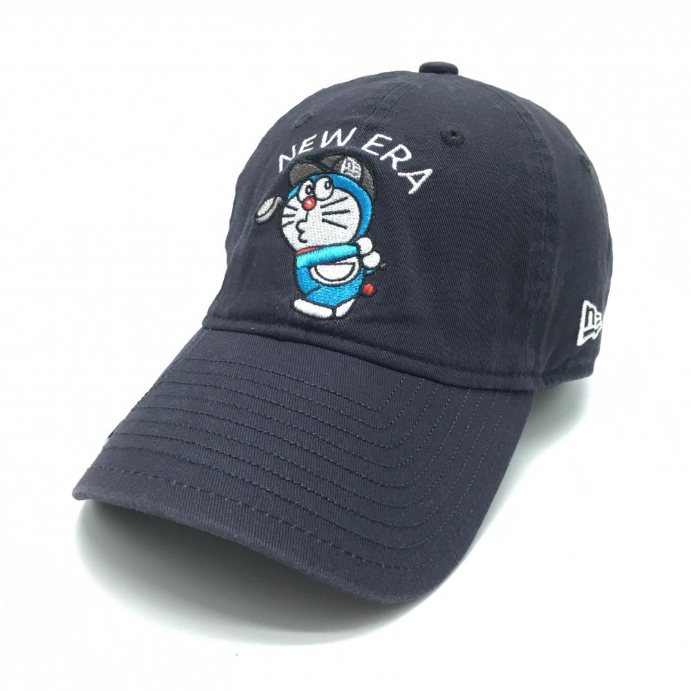 ニューエラ×ドラえもん キャップ ネイビー マグネットマーカー付 刺しゅう 鈴  ゴルフウェア New Era
