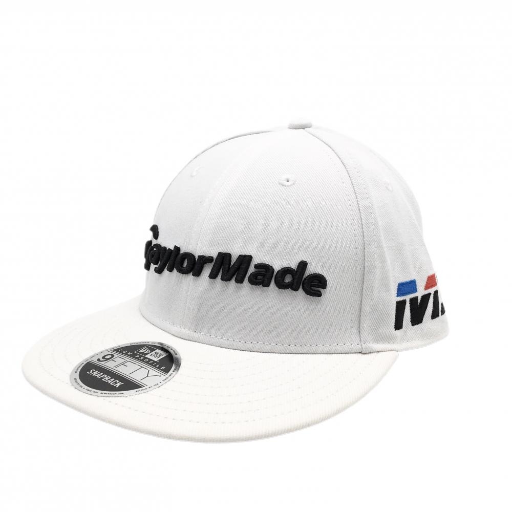 【新品】ニューエラ×テーラーメイド キャップ 白×黒 立体ロゴ   ゴルフウェア New Era
