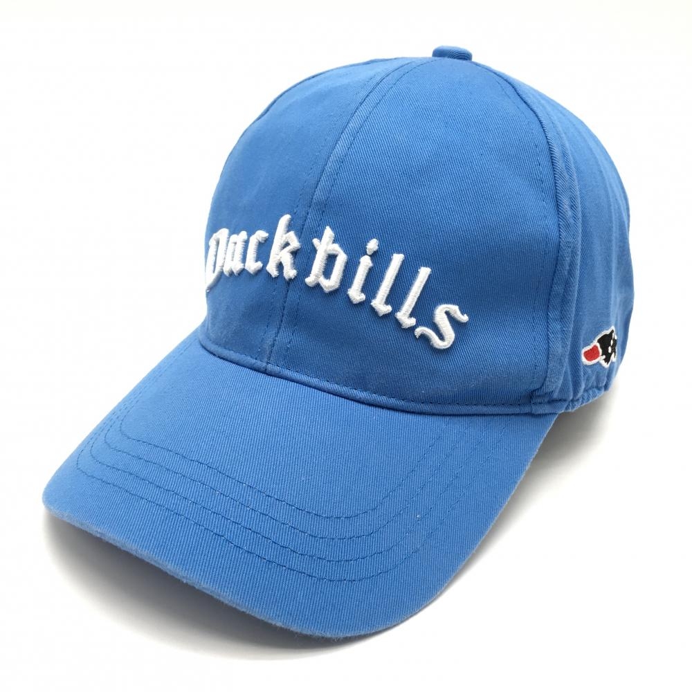 ラフアンドスウェル キャップ ライトブルー×白 立体ロゴ刺しゅう   ゴルフウェア rough＆swell