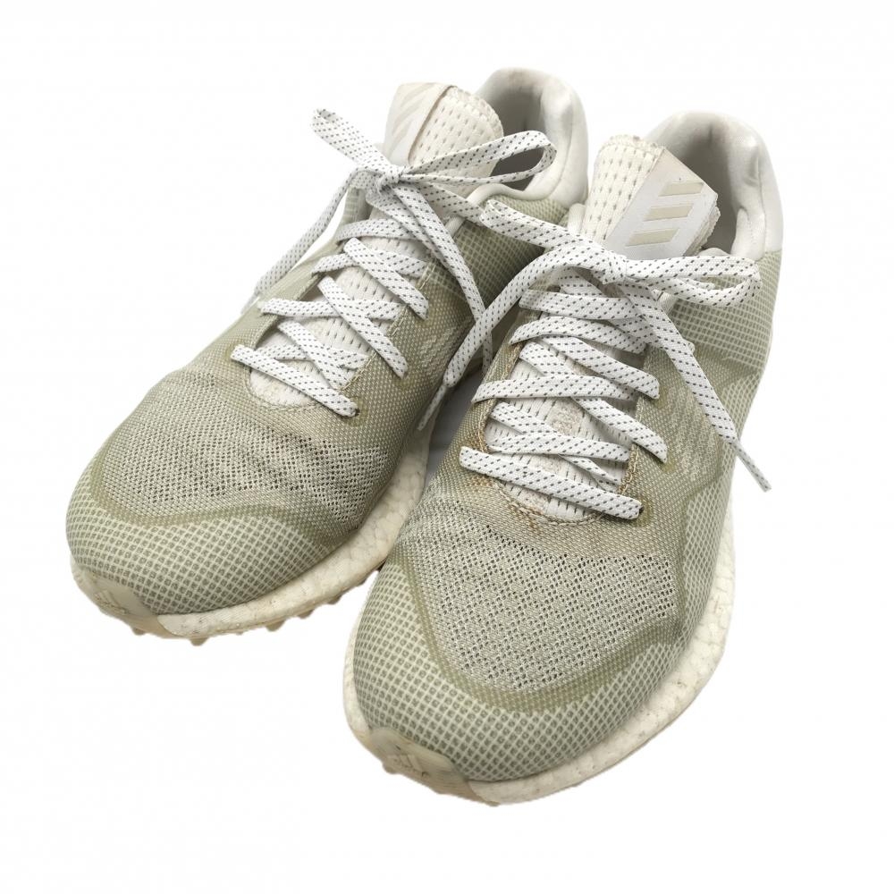 アディダス ゴルフシューズ ライトカーキ系 EE9129 スパイクレス BOOST メンズ 25.5 ゴルフウェア adidas