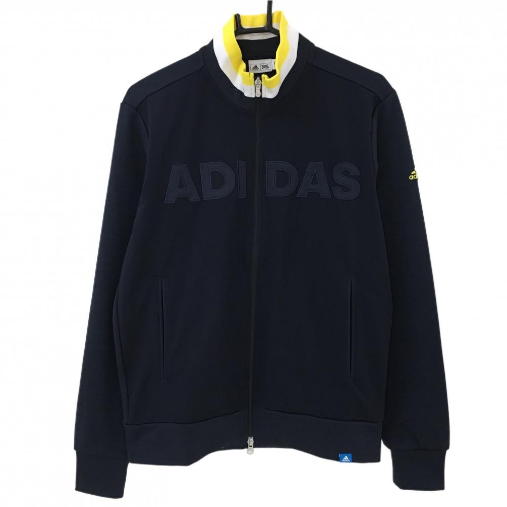 美品】アルチビオ ジップパーカー 黒×イエロー ジップ横ロゴ