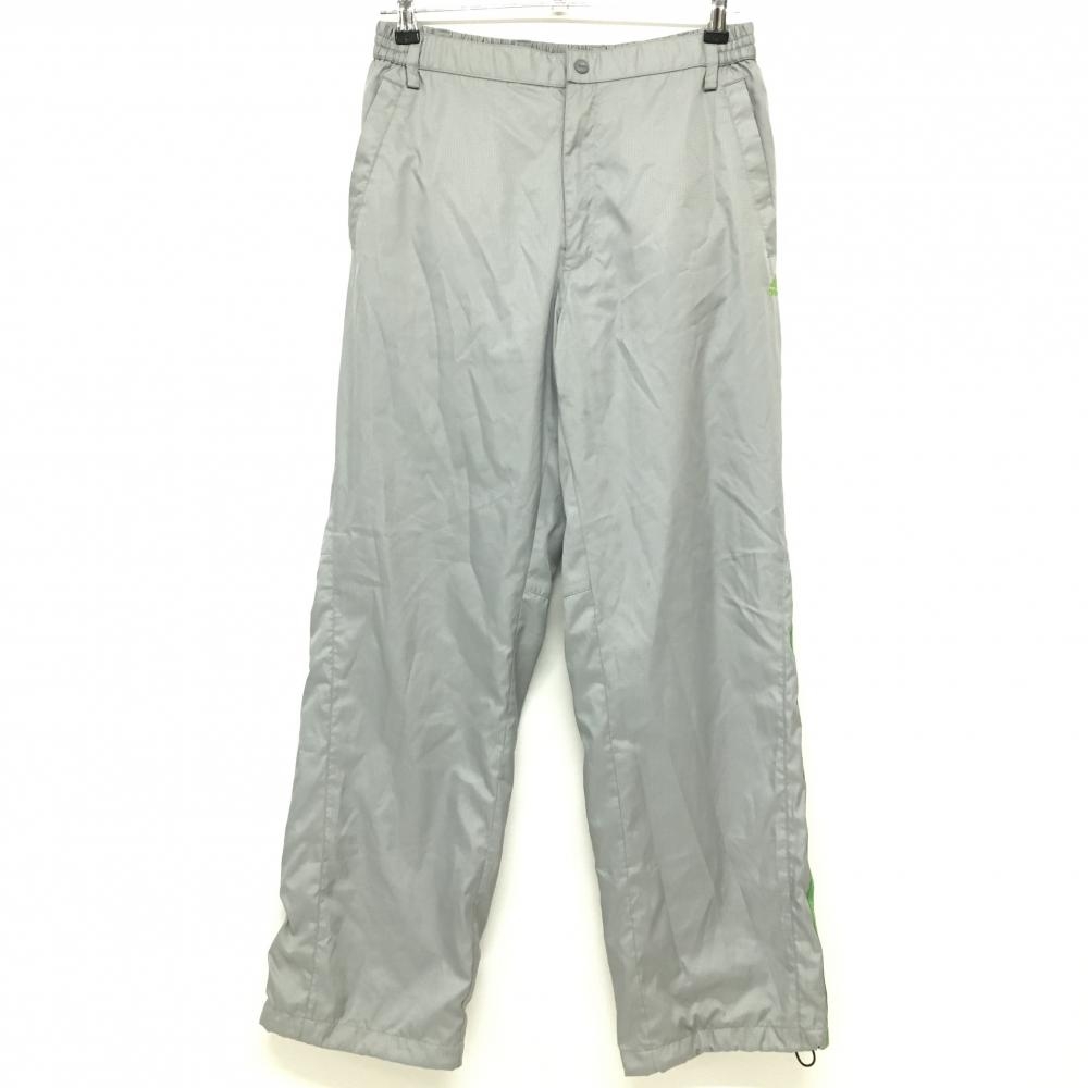 アディダス パンツ ライトグレー 蓄熱裏地 裾ドローコード メンズ M/M ゴルフウェア adidas