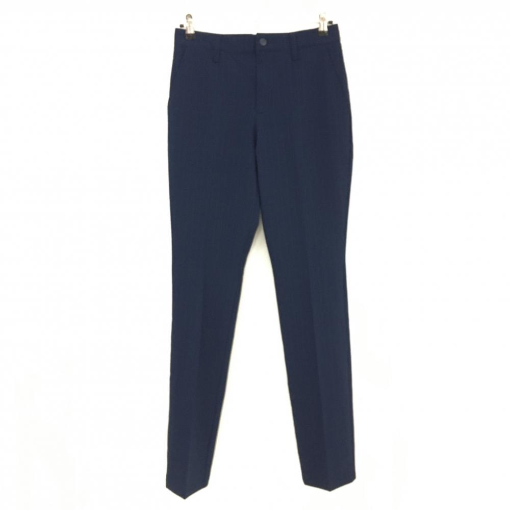 【新品】アディダス パンツ ネイビー 地模様 裏微起毛 薄手 メンズ 73 ゴルフウェア 2024年モデル adidas