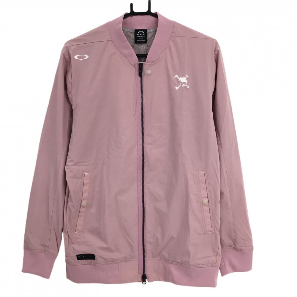 【新品】オークリー ナイロンジャケット スモーキーピンク メッシュ裏地 撥水 ストレッチ 防風 メンズ L ゴルフウェア 2024年モデル Oakley