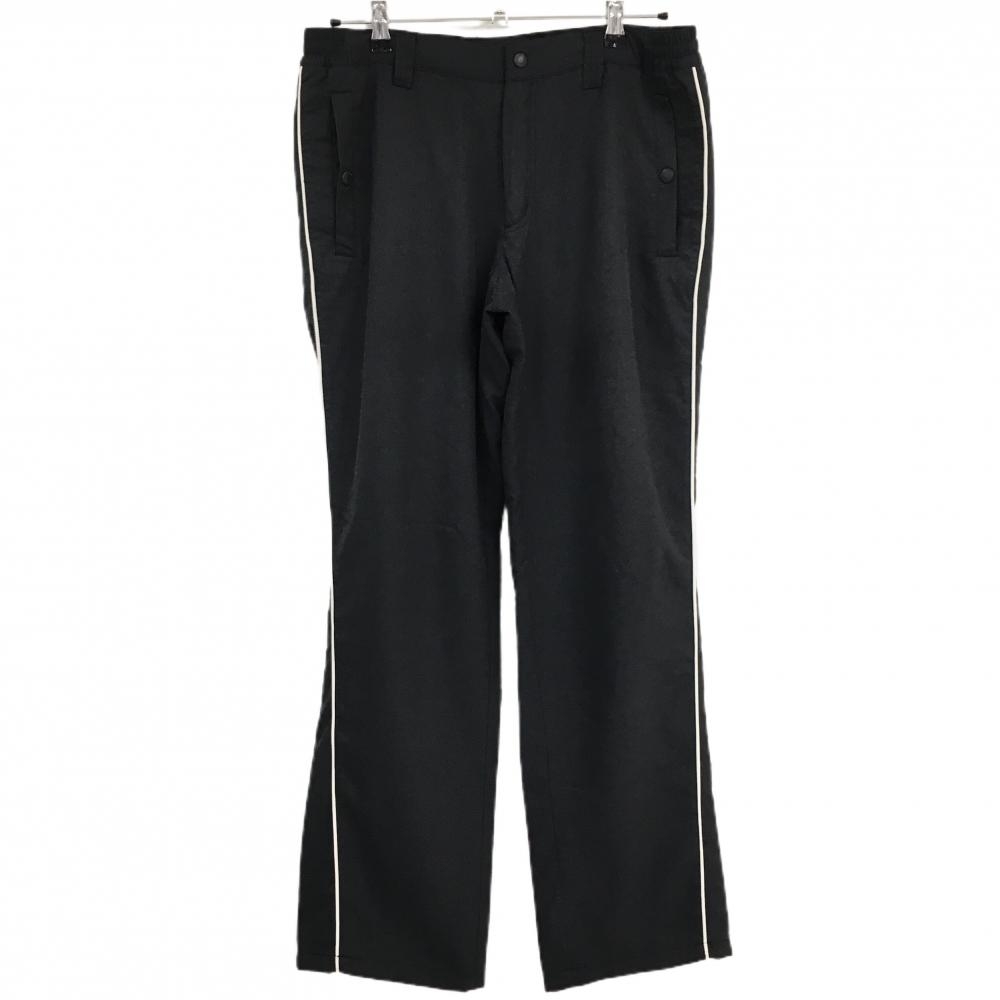 【美品】キャロウェイ 中綿パンツ 黒×白 サイドライン  メンズ L ゴルフウェア Callaway