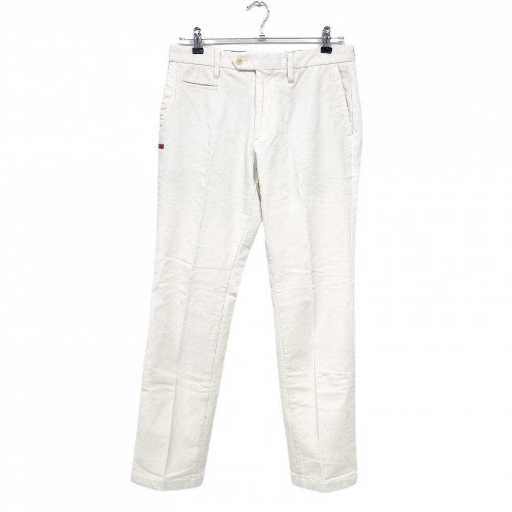 【美品】キャロウェイ レッドレーベル コーデュロイパンツ 白 裏微起毛 ティー装着可 メンズ M ゴルフウェア Callaway