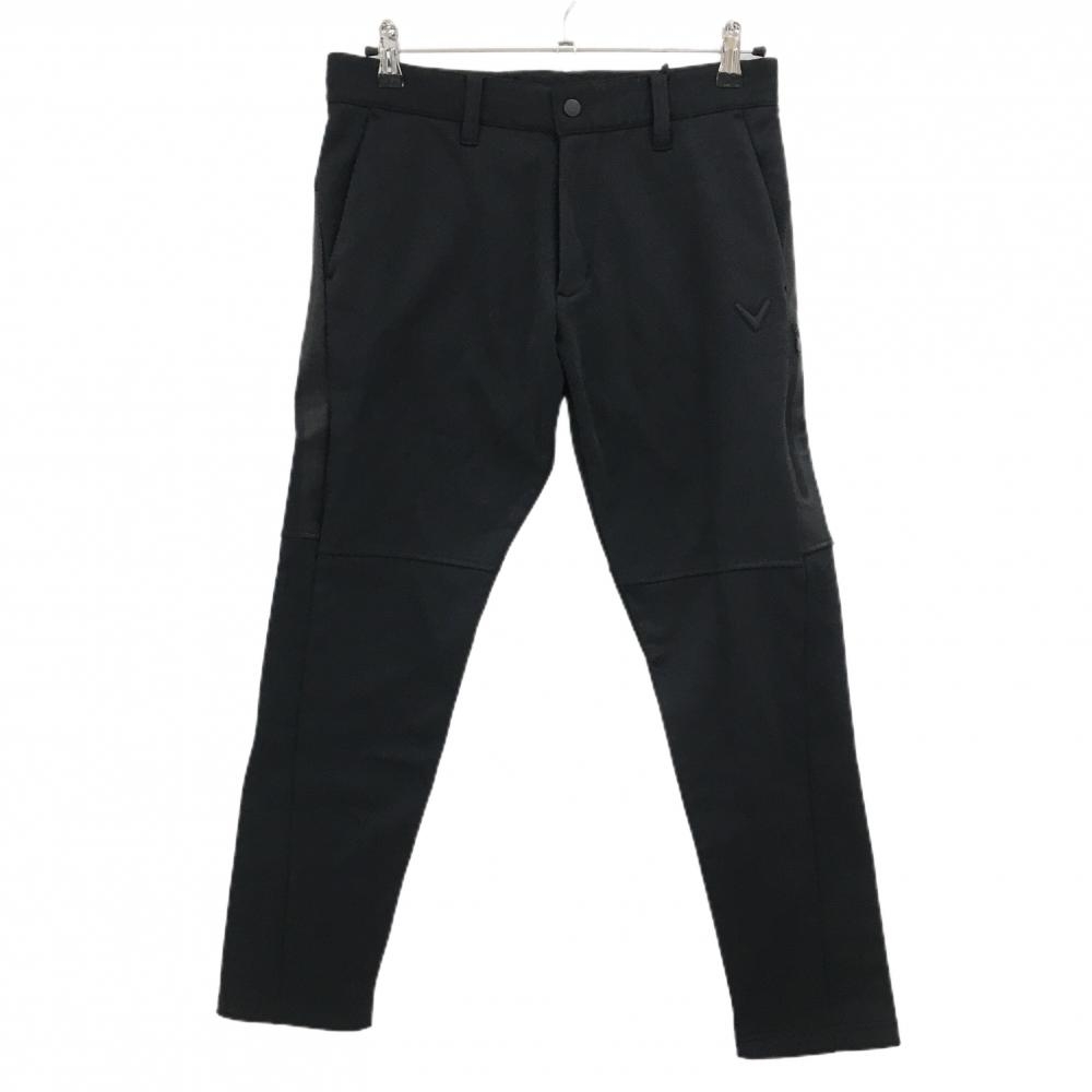 【新品】キャロウェイ パンツ 黒 裏起毛 保温 透湿 ストレッチ メンズ M ゴルフウェア Callaway