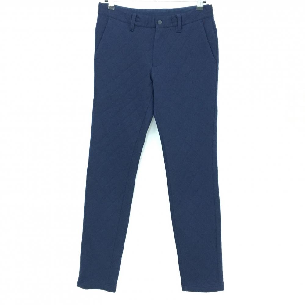 キャロウェイ パンツ ネイビー 斜め格子柄織生地  メンズ M ゴルフウェア Callaway