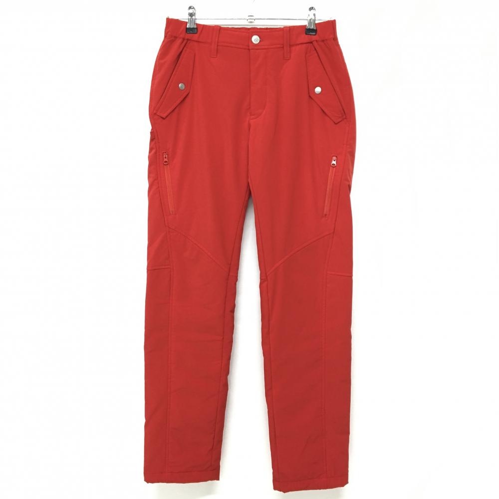 ジャックバニー 中綿パンツ レッド 後ろウエストゴム 無地 メンズ 4(M) ゴルフウェア Jack Bunny